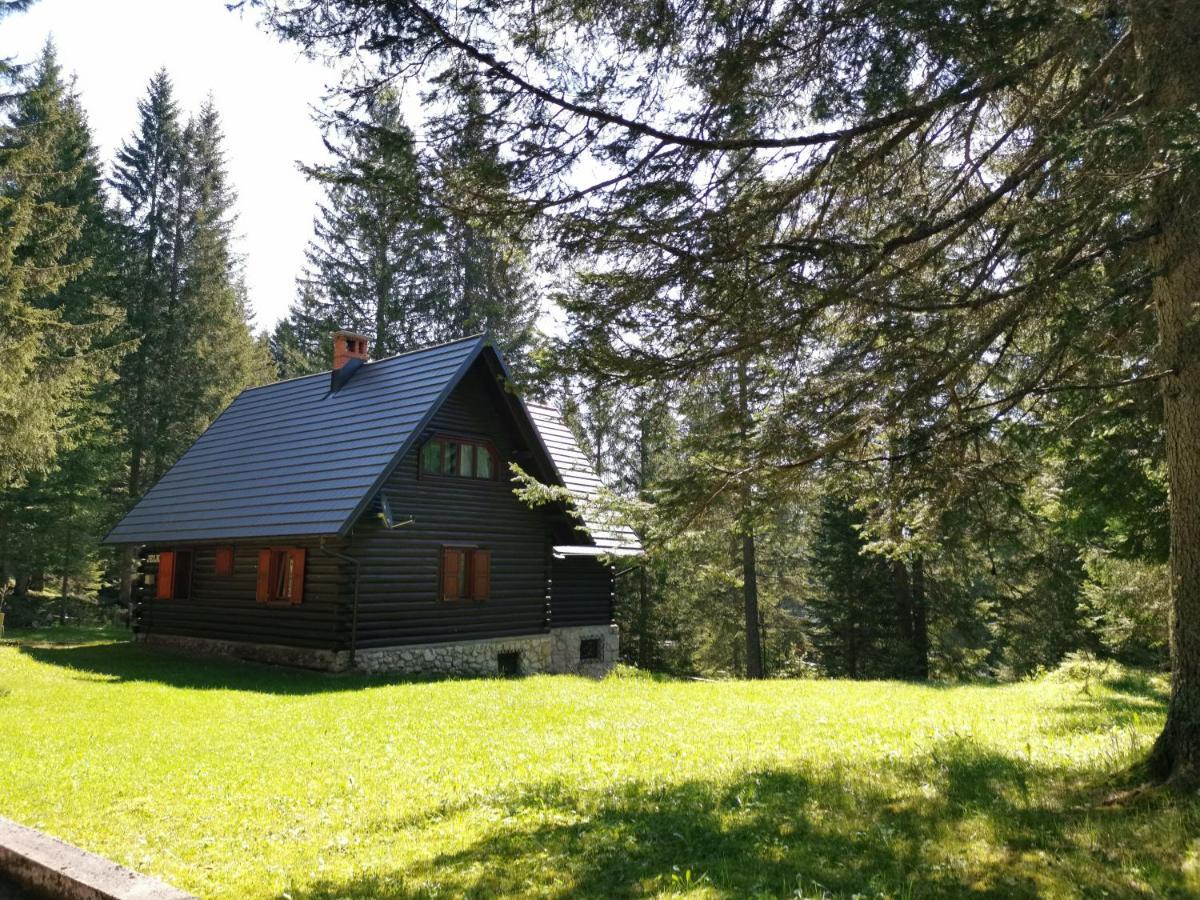 Chalet Stara Jelka Pokljuka Zgornje Gorje Bagian luar foto