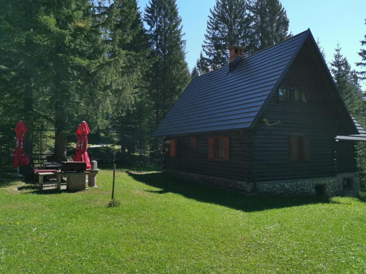 Chalet Stara Jelka Pokljuka Zgornje Gorje Bagian luar foto