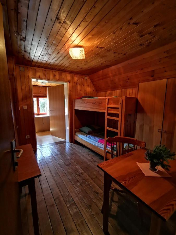 Chalet Stara Jelka Pokljuka Zgornje Gorje Bagian luar foto