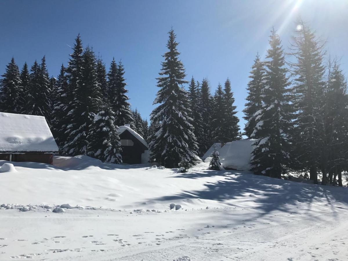 Chalet Stara Jelka Pokljuka Zgornje Gorje Bagian luar foto