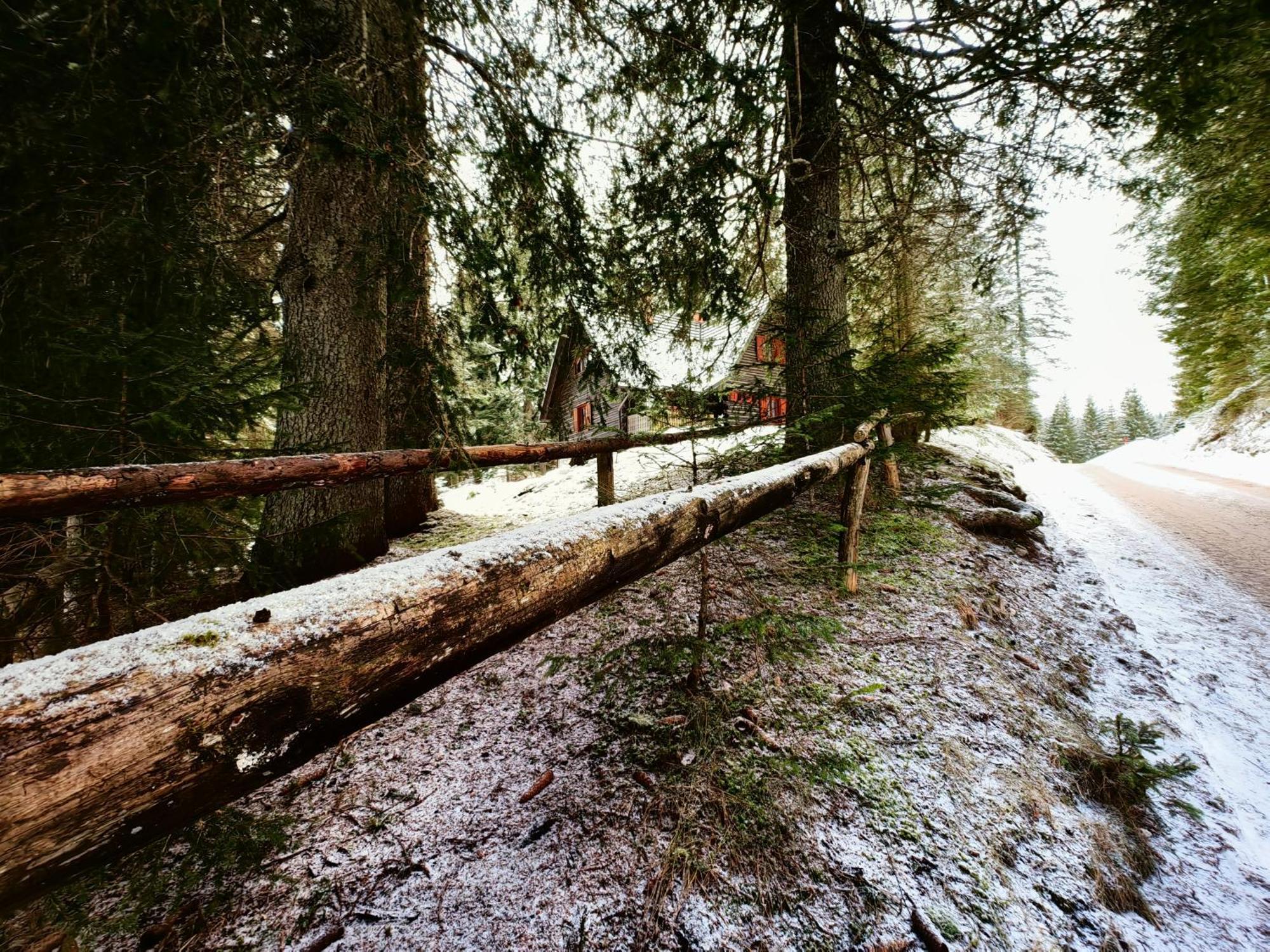 Chalet Stara Jelka Pokljuka Zgornje Gorje Bagian luar foto