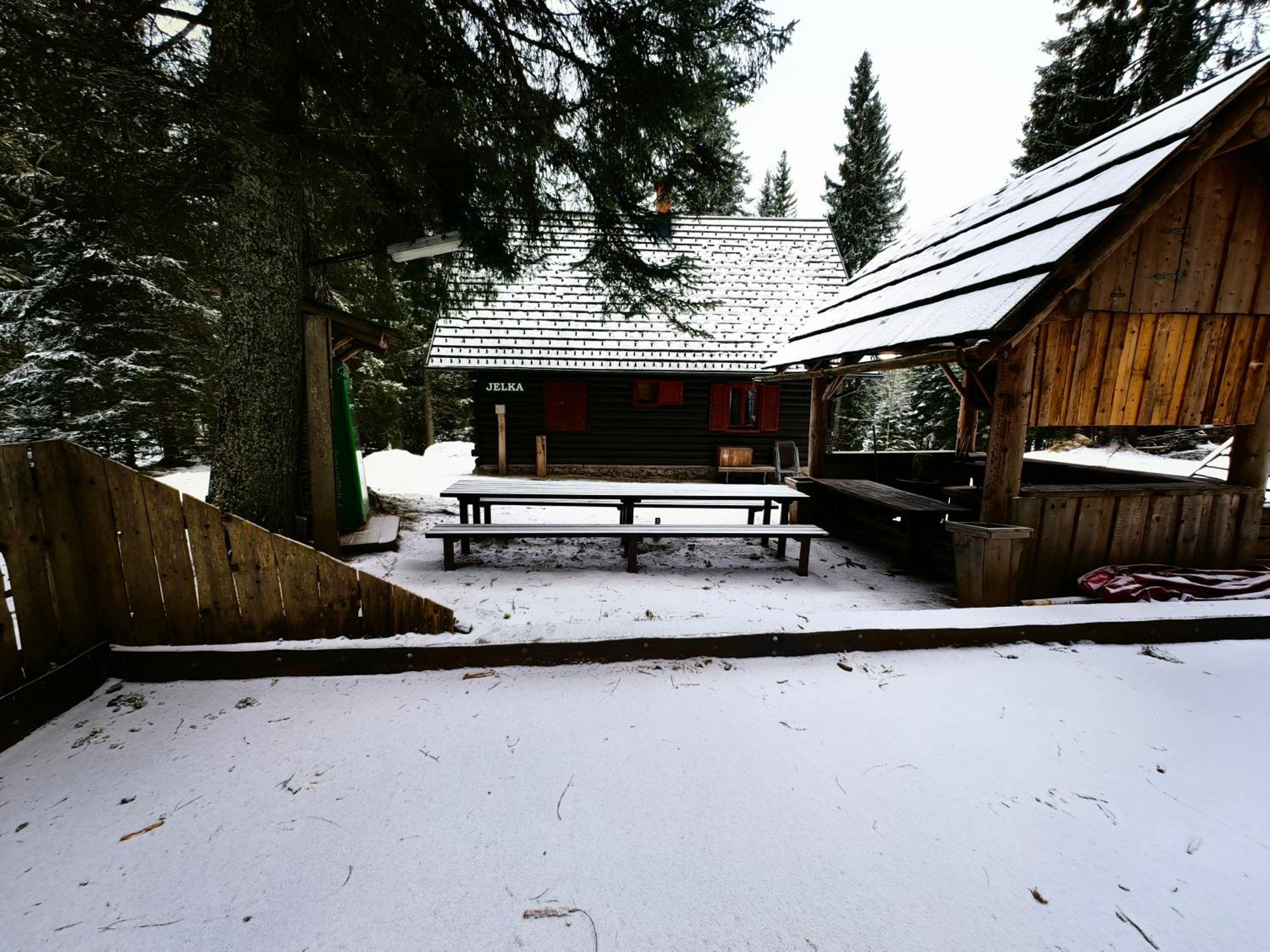 Chalet Stara Jelka Pokljuka Zgornje Gorje Bagian luar foto
