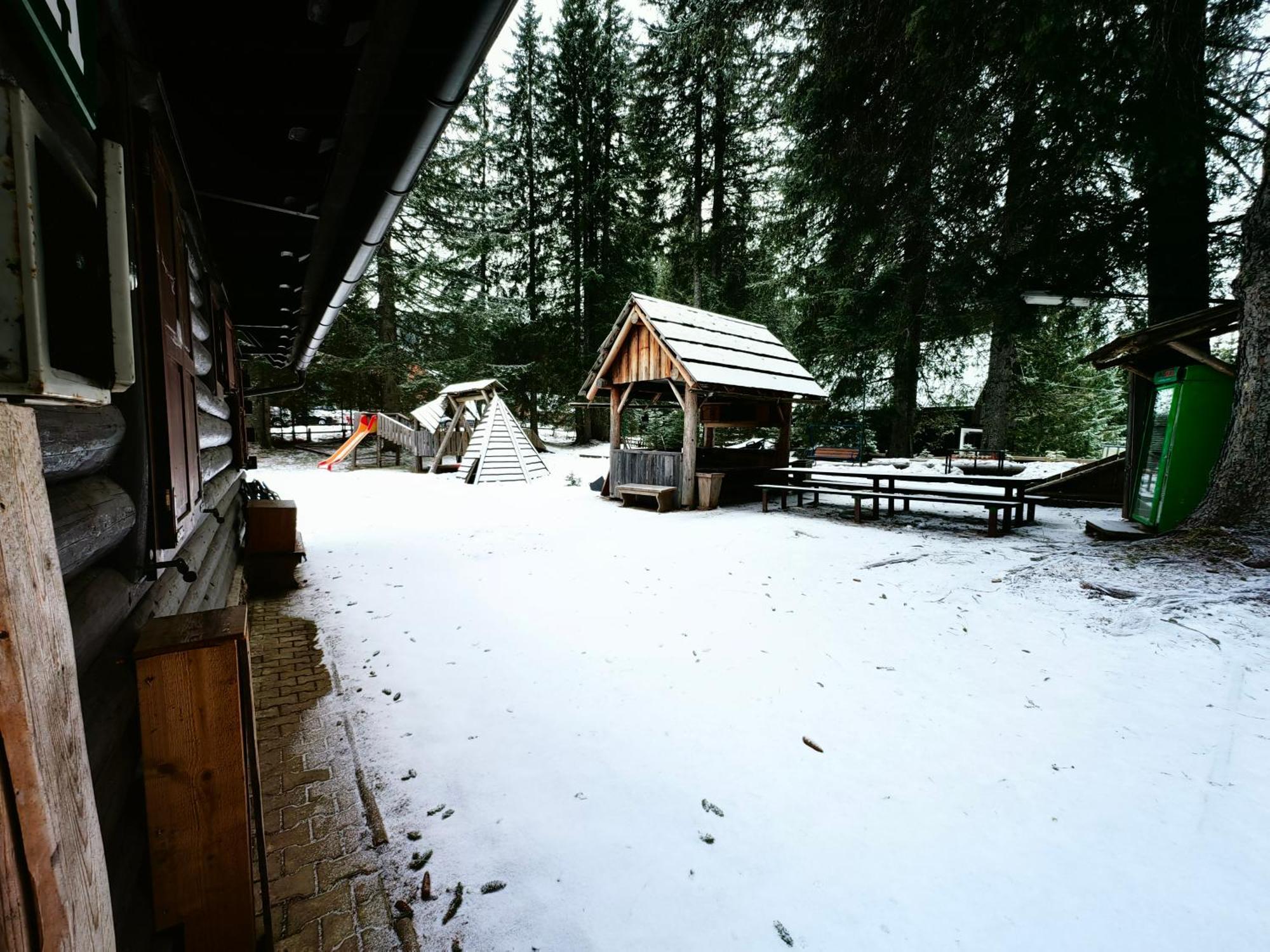 Chalet Stara Jelka Pokljuka Zgornje Gorje Bagian luar foto